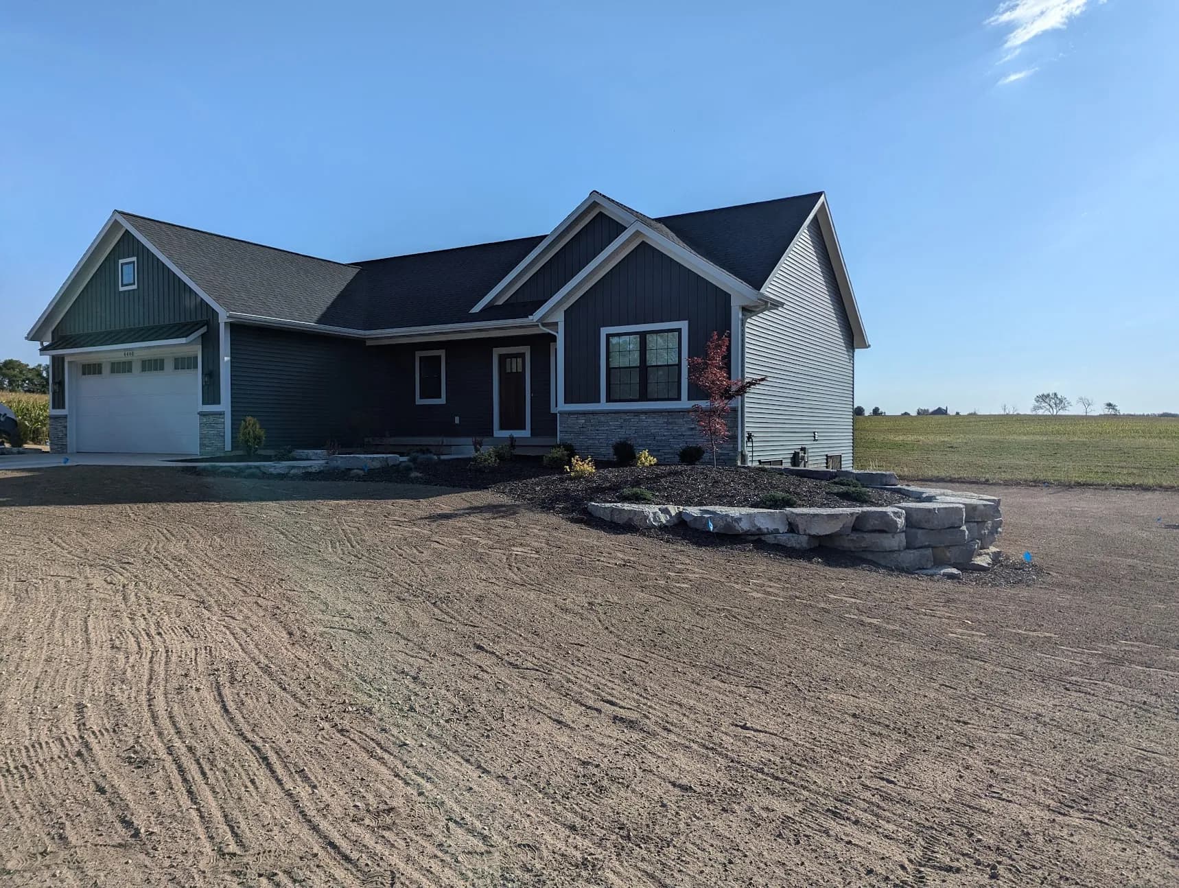 Beautiful established lawn in West Michigan