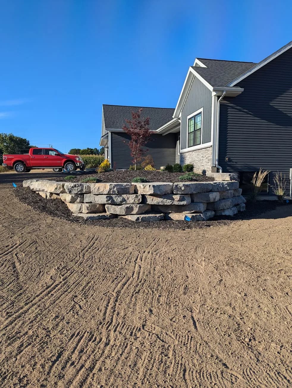 Stone wall detail