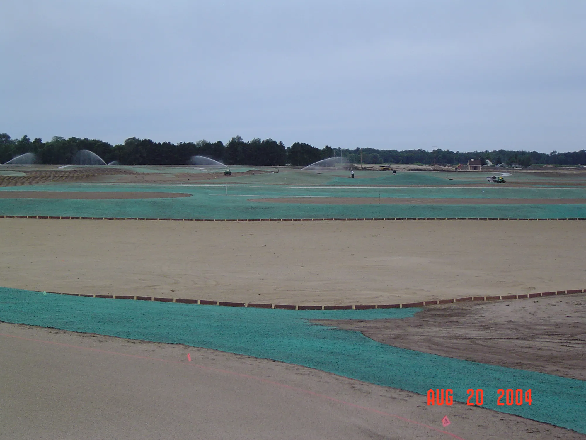 Large-scale commercial hydroseeding